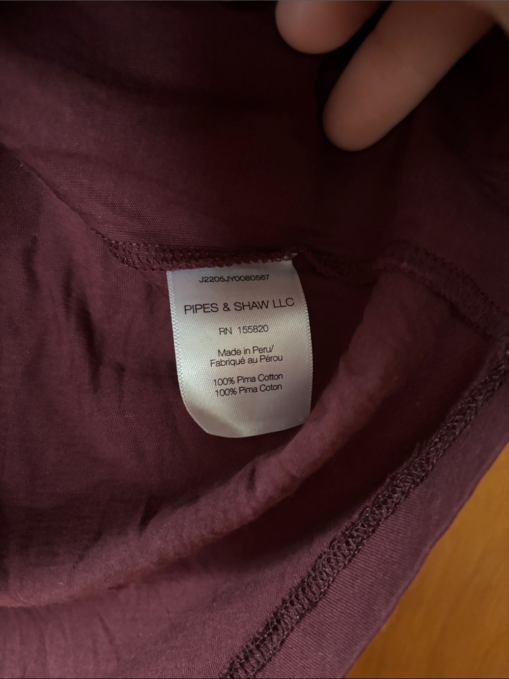 Veronica Beard Wine Ruched-Sleeve Long Sleeve Tee - Picture 4 of 5